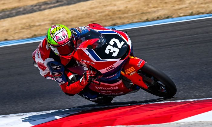 Kiandra Ramadhipa start di posisi ke-12 di Moto3 Junior Valencia