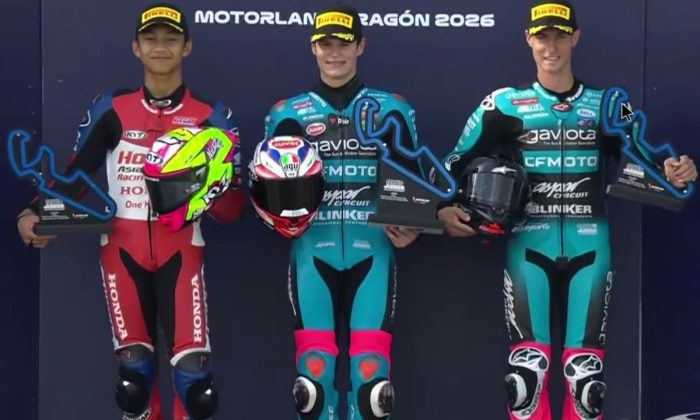 Unjuk gigi di Aragon, Kiandra pembalap muda asal Sleman sabet runner-up