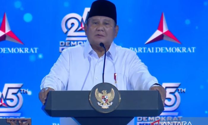 Prabowo berterima kasih atas dukungan Demokrat dan SBY