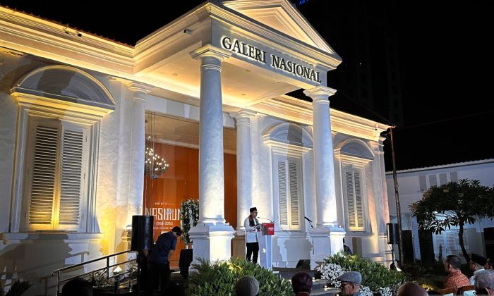 Menteri Kebudayaan meresmikan pameran karya Nasirun di Galeri Nasional