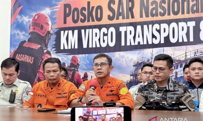 Basarnas: 93 korban KM Virgo masih di dalam kapal yang tenggelam