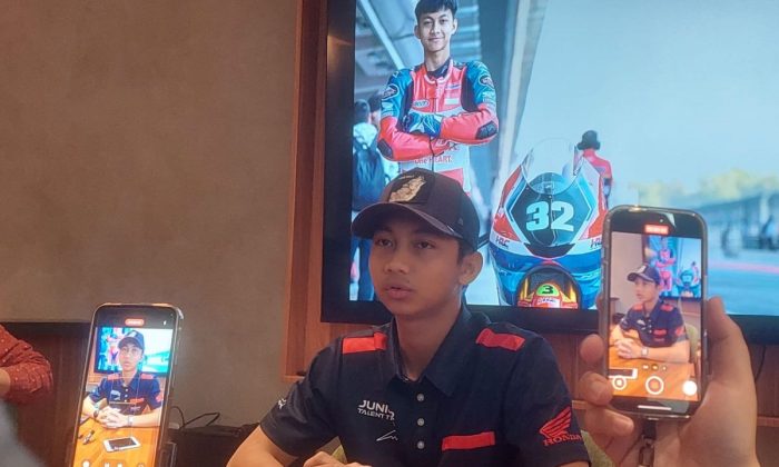 Kiandra Ramadhipa tempati posisi 10 pada balapan pertama