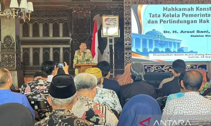 MK: Konstitusi merupakan kontrak sosial Jogjajateng.com negara dan warga