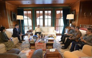 Prabowo dan Dubes AS untuk ASEAN membahas kerja sama RI-AS di Hambalang