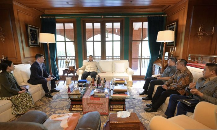 Prabowo dan Dubes AS untuk ASEAN membahas kerja sama RI-AS di Hambalang