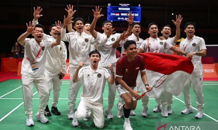 Indonesia gagalkan ambisi China kawinkan gelar bulu tangkis beregu