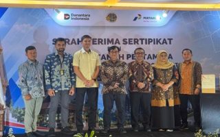Kantah Bantul serahkan sertipikat Aset PT. Pertamina, perkuat kepastian hukum aset tanah di DIY