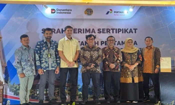 Kantah Bantul serahkan sertipikat Aset PT. Pertamina, perkuat kepastian hukum aset tanah di DIY