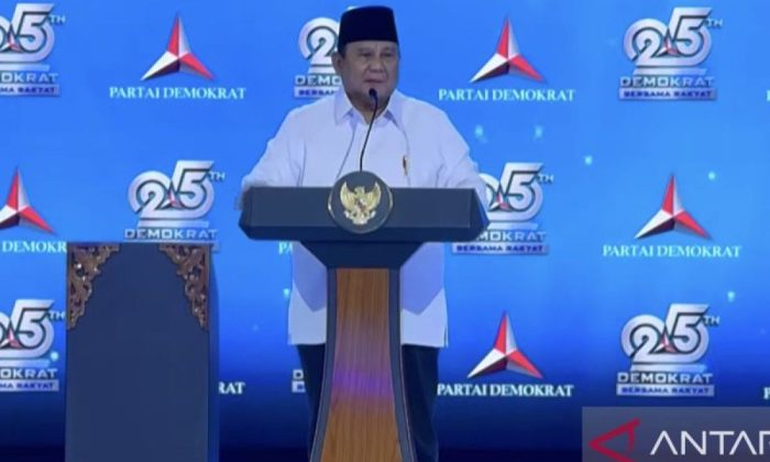 Prabowo puji Partai Demokrat tidak mencaci maki saat di luar kekuasaan