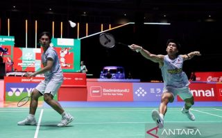 Sabar/Reza redam pertahanan ganda Korsel untuk melaju di China Masters 2026