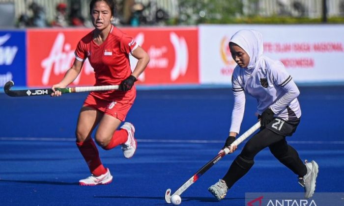 Timnas hoki putri Indonesia takluk 1-2 dari Uzbekistan