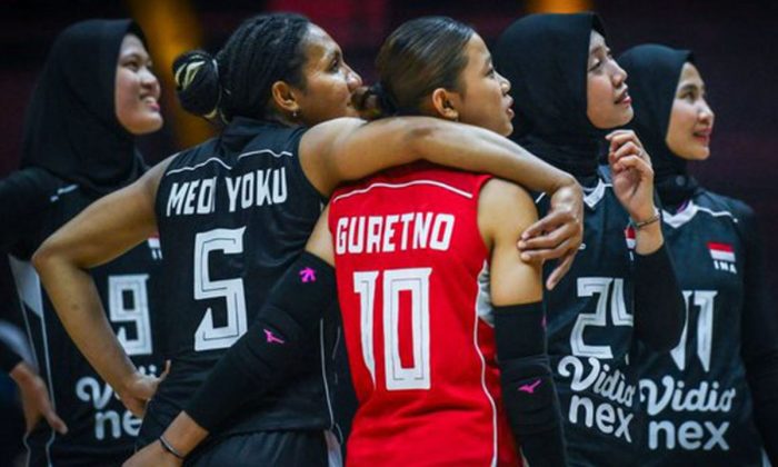 Timnas voli putri melawan sengit sebelum takluk kepada Jepang