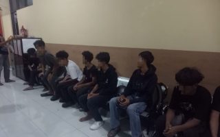 Polres Bantul mengamankan belasan remaja terlibat keributan di JJLS Kretek