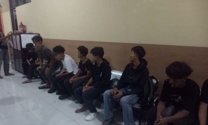 Polres Bantul mengamankan belasan remaja terlibat keributan di JJLS Kretek