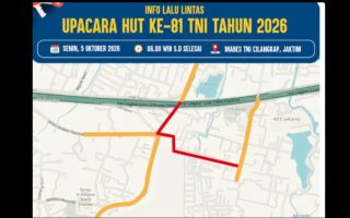 HUT TNI ke-81 di Cilangkap, Pengendara Diimbau Hindari Kepadatan dan Cari Jalur Alternatif