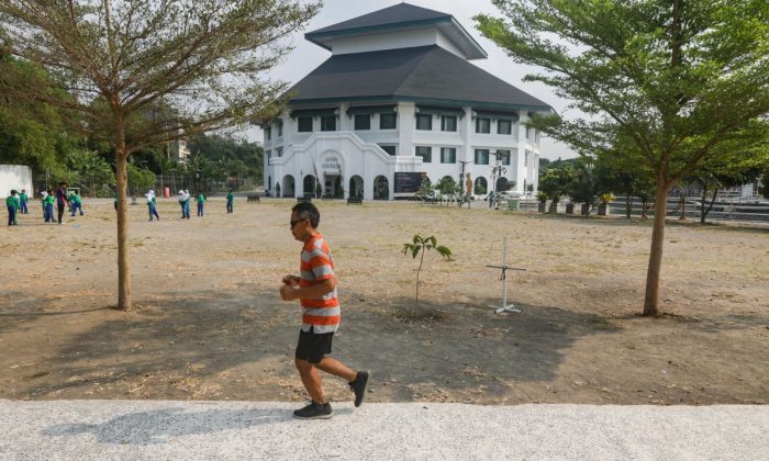 Aktivitas olahraga di Taman Budaya Embung Giwangan