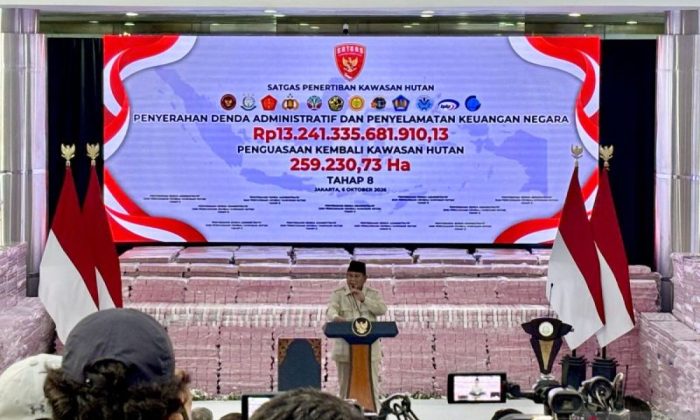 Prabowo puji kinerja Satgas PKH, setor Rp52 T ke negara dalam 2 tahun