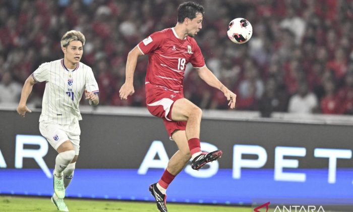 Indonesia bermain tanpa gol kontra Thailand pada babak pertama