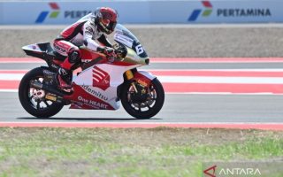 Mario Aji start dari posisi ke-23 Moto2 GP Indonesia
